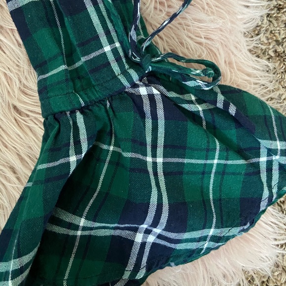 Red and Green Bell Sleeve Flannel - Picture 4 of 9